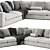 Modern Article Beta L Sofa 3D model small image 3