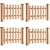 Versatile Garden Fence Set (2 Colors) 3D model small image 1