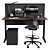 Steelcase Standing Desk 3D model small image 1