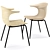 Modern Loop Mono Armchair: Stylish and Space-Saving 3D model small image 3