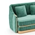 Luxurious Koket Sofa: Elegant Design & High-Quality Craftsmanship 3D model small image 3