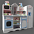 Kids Mini Kitchen Playset: H800×W1000×D300 mm 3D model small image 1