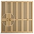 Rattan 3-Door Cabinet: IKEA Design 3D model small image 1