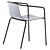 Elegant Aluminum Chair: Cadiz 3D model small image 3