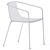 Elegant Aluminum Chair: Cadiz 3D model small image 4