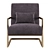 Modern Metalna Elena Armchair - Stylish Comfort for Your Home 3D model small image 2