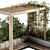 Elevated Oasis: Roof Garden & Pergola 3D model small image 3