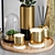 Tom Dixon Decorative Candle Set 3D model small image 7