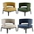 Versatile Astrid Flexform Armchair 3D model small image 2