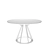 Sleek Metal Round Table 3D model small image 2