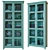 Elegant Glass Door Wardrobe 3D model small image 4