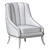 Heritage Charm Armchair by MUNNA 3D model small image 4