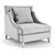 Enchanting Wing Chair by Stella Mobiliya 3D model small image 3