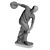 Leo Caillard Discobolus Fabric Sculpture 3D model small image 5