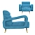 Vical Sladki Armchair | Stylish and Comfortable 3D model small image 2