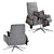LUCCA Armchair: Sleek and Stylish Seating 3D model small image 2