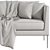 Sleek 2020 PILOTIS Sofa 3D model small image 5