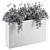 Concrete Outdoor Plant Box Set 3D model small image 4