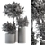 Lush Lavender Tree Trio: Outdoor Plant Set 3D model small image 6