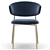 Modern Scandinavian Design Chair 3D model small image 3