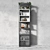 Industrial Loft 3-Tier Shelving 3D model small image 2