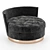 Luxurious Velvet Chaise: Elegant Comfort 3D model small image 1