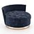 Luxurious Velvet Chaise: Elegant Comfort 3D model small image 4