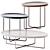 Amarcord Coffee Tables: Modern Elegance 3D model small image 1