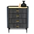 Modern Milano Dresser 3D model small image 1