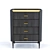 Modern Milano Dresser 3D model small image 3