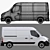 Renault Master L2H2 Van: Medium Wheelbase, Front Wheel Drive 3D model small image 4