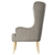 Bodil Accent: Stylish Beige Armchair 3D model small image 2