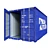 Versatile 20T Shipping Container 3D model small image 3