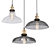 Loft-style Glass Pendant Light 3D model small image 1