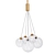 JODIS LED Pendant Lights with Transparent Globe Shades 3D model small image 1