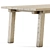 Rustic Teaka Table: Authentic Design for Indoor and Outdoor Use 3D model small image 3