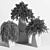 Multi-Part Indoor Plant Set 3D model small image 5