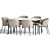 Modern Dining Set 98: Stylish and Functional 3D model small image 4