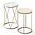 Belle and Melena Side Tables: Elegant and Versatile 3D model small image 1