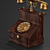 Vintage Retro Cellphone 3D model small image 3