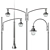 Elevated Street Light - 7,200mm 3D model small image 4