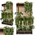 Vertical Pallet Planter Set - Outdoor Plants 3D model small image 2