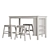 Modern Acacia Wood Dining Set 3D model small image 10