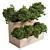Outdoor Wood Box Plant - 14 3D model small image 1