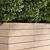 Outdoor Wood Box Plant - 14 3D model small image 2