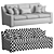 Wesley Hall Netherton: Stylish Sofa for Modern Living 3D model small image 4