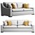 Wesley Hall Lowell: Contemporary Sofa 3D model small image 1