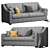 Luxurious Wesley Hall Mcguire Sofa. 3D model small image 3