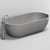 Cocoon Solid Stone Bath: Timeless Elegance 3D model small image 2