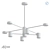 Scandinavian LED Chandelier AX299 3D model small image 2